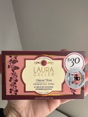 Laura Geller Dream Team Perfectly Pink 6-Pan Eyeshadow Palette BNIB